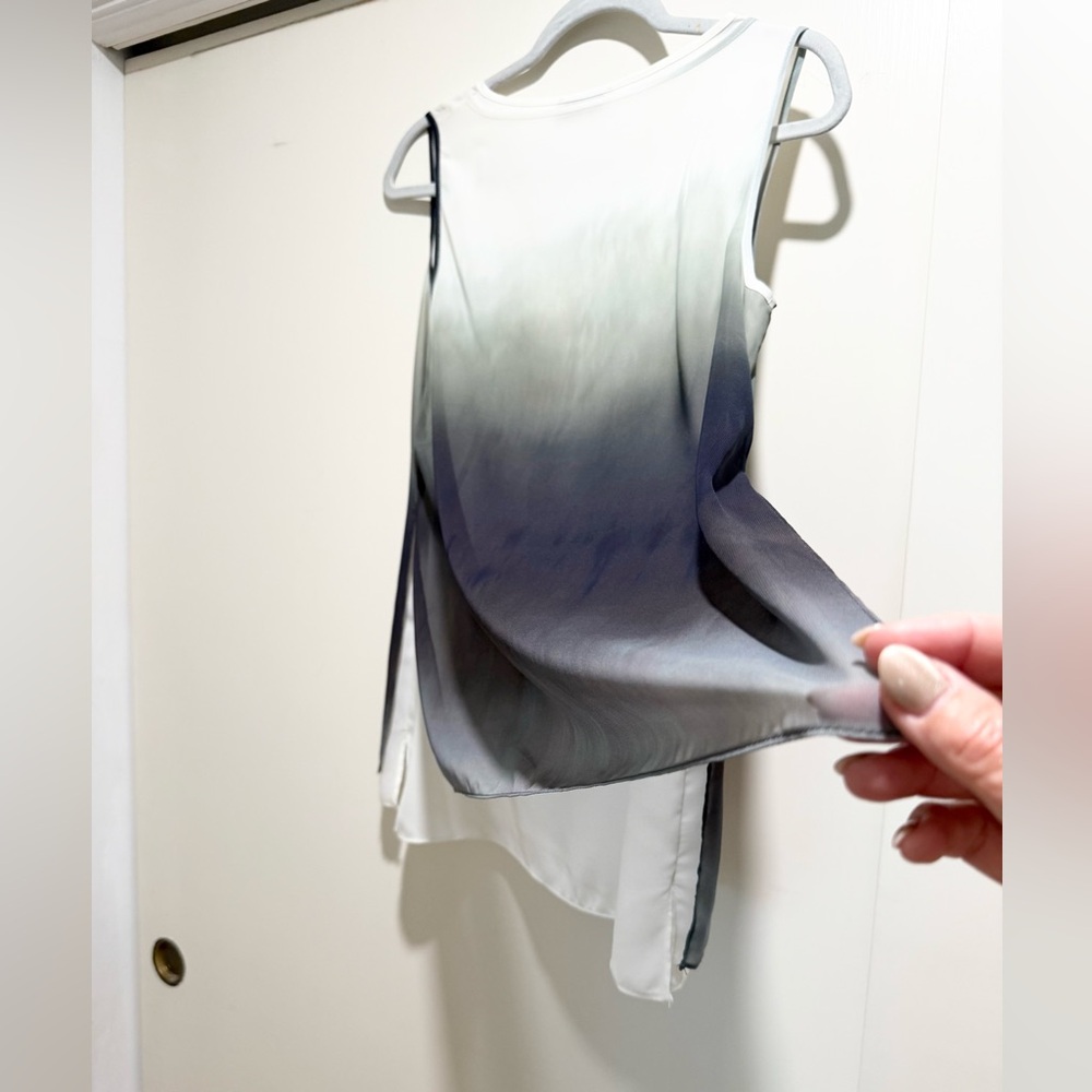 Lola & Sophie Ombre Double Layer Sleeveless Top - Picture 7 of 8